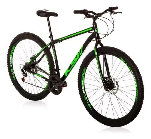 Bicicleta Ao Carbono Ksvj Aro 29 Freios A Disco 21 Vel - R$ 719,1